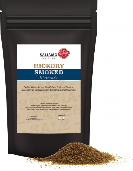 250g Rauchsalz Hickory smoked Meersalz